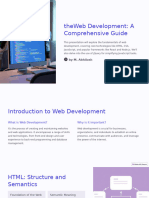 TheWeb Development a Comprehensive Guide