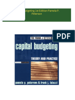 Download Full Capital Budgeting 1st Edition Pamela P. Peterson PDF All Chapters