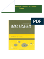 Download ebooks file Advanced real analysis 1st Edition Anthony W. Knapp all chapters