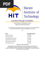 GROUP 1 - AN ASSESSMENT OF CREDIT RISK MANAGEMENT ON NON-PERFORMING LOANS final document