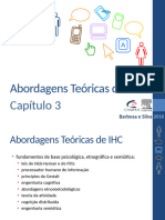 3 - Abordagens Teóricas de IHC (Barbosa e Silva, 2010)