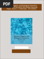 Instant download General, organic, and biological chemistry structures of life (2021) 6th Edition Marykay Orgill_ Karen C. Timberlake - 6Th Edition pdf all chapter