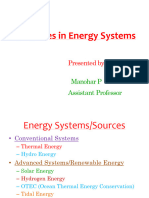 Advances in Energy Systems