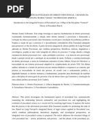 INTRODUÇÃO À CIÊNCIA INTEGRADA DO DIREITO PROCESSUAL - parte 1 - Final 20-20-24