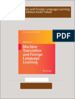 Get Machine Translation and Foreign Language Learning 1st Edition Kizito Tekwa free all chapters