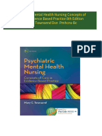 Full Download Psychiatric Mental Health Nursing Concepts of Care in Evidence Based Practice 8th Edition Mary C. Townsend Dsn  Pmhcns-Bc PDF DOCX