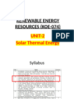 Unit2 Solar Thermal Energy