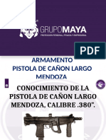 SECUELA A SEGUIR PARA ESTUDIO PISTOLA CAÑON LARGO MENDOZA