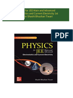 Physics for JEE Main and Advanced Electrostatics and Current Electricity 1st Edition Shashi Bhushan Tiwari 2024 Scribd Download