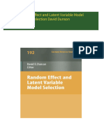 Download ebooks file Random Effect and Latent Variable Model Selection David Dunson all chapters