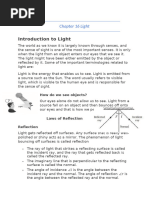 Chapter 16 Light