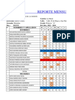 Asistencia Grado 8vob