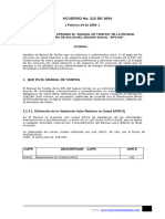 Acuerdo 312 de 2004 - Manual Iss 2004