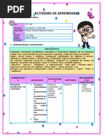 actividad conocemos JUGAMOS A CONTAR