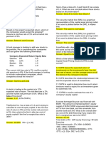 CAPM and interest pratice test