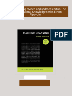 Full download Machine Learning revised and updated edition The MIT Press Essential Knowledge series Ethem Alpaydin pdf docx