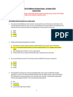 FTU-UQ FINM2412 2024-Oct Practice Midterm Exam Questions