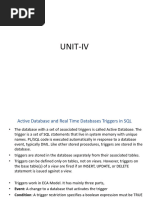 UNIT-IV-MCA-305-ADVANCED DBMS