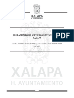 41) Reglamento de Servicios Municipales de Xalapa