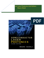 Semiconductor Laser Photonics 2nd Edition Mauro Nisoli All Chapters Instant Download