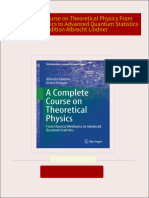 Download A Complete Course on Theoretical Physics From Classical Mechanics to Advanced Quantum Statistics 1st Edition Albrecht Lindner ebook All Chapters PDF