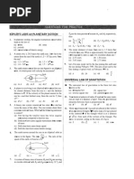 JEE  Physics - Gravitation - Questions - Paper II -