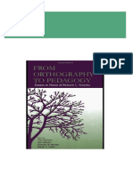 Instant download From Orthography to Pedagogy Essays in Honor of Robert L Venezky 1st Edition Thomas R. Trabasso pdf all chapter