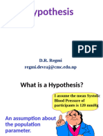 15. Hypothesis