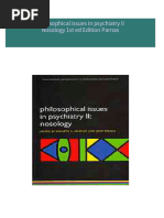 Instant Access to Philosophical issues in psychiatry II Nosology 1st ed Edition Parnas ebook Full Chapters