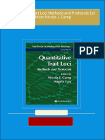 Download Quantitative Trait Loci Methods and Protocols 1st Edition Nicola J. Camp ebook All Chapters PDF