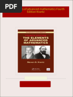 Instant Access to The elements of advanced mathematics Fourth Edition Krantz ebook Full Chapters