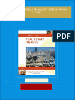 California Real Estate Finance 9th Edition Robert J. Bond download pdf