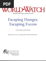 Escaping Hunger, Escaping Excess