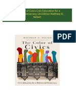 The Color of Civics Civic Education for a Multiracial Democracy 1st Edition Matthew D. Nelsen 2024 scribd download