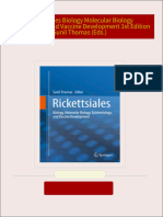 Rickettsiales Biology Molecular Biology Epidemiology and Vaccine Development 1st Edition Sunil Thomas (Eds.) 2024 Scribd Download