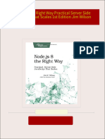 Instant ebooks textbook Node js 8 the Right Way Practical Server Side JavaScript That Scales 1st Edition Jim Wilson download all chapters