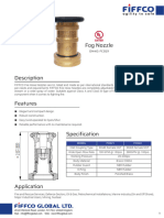 FG Fog Nozzles UL Listed 40mm