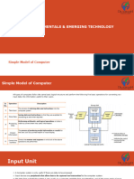 Simple Model of Computer