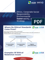 Ethics CSR Sustainability