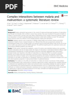 Complex interactions between malaria and malnutrition: a systematic literature review