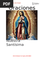 oraciones a la Virgen de Guadalupe