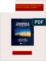 Download ebooks file Transmission of Electrical Energy-Overhead Lines 1st Edition Ailson P. De Moura (Author) all chapters