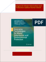 PDF Emerging Technologies for Waste Valorization and Environmental Protection Sadhan Kumar Ghosh download