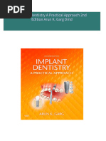 Download full Implant Dentistry A Practical Approach 2nd Edition Arun K. Garg Dmd ebook all chapters