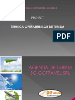 Proiect Tehnica Operatiunilor de Turism