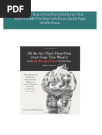 Instant Access to All the Art That s Fit to Print And Some That Wasn t Inside The New York Times Op Ed Page Jerelle Kraus ebook Full Chapters