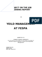 Yield Management-An Event Managment Firm