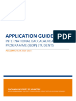 NUS Undergraduate Admissions Application Guide