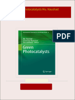 Download Complete Green Photocatalysts Mu. Naushad PDF for All Chapters