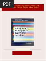 Instant download Strategies and Techniques for Quality and Flexibility 1st Edition Miryam Barad (Auth.) pdf all chapter